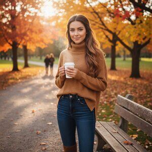ASTR turtleneck knit sweater